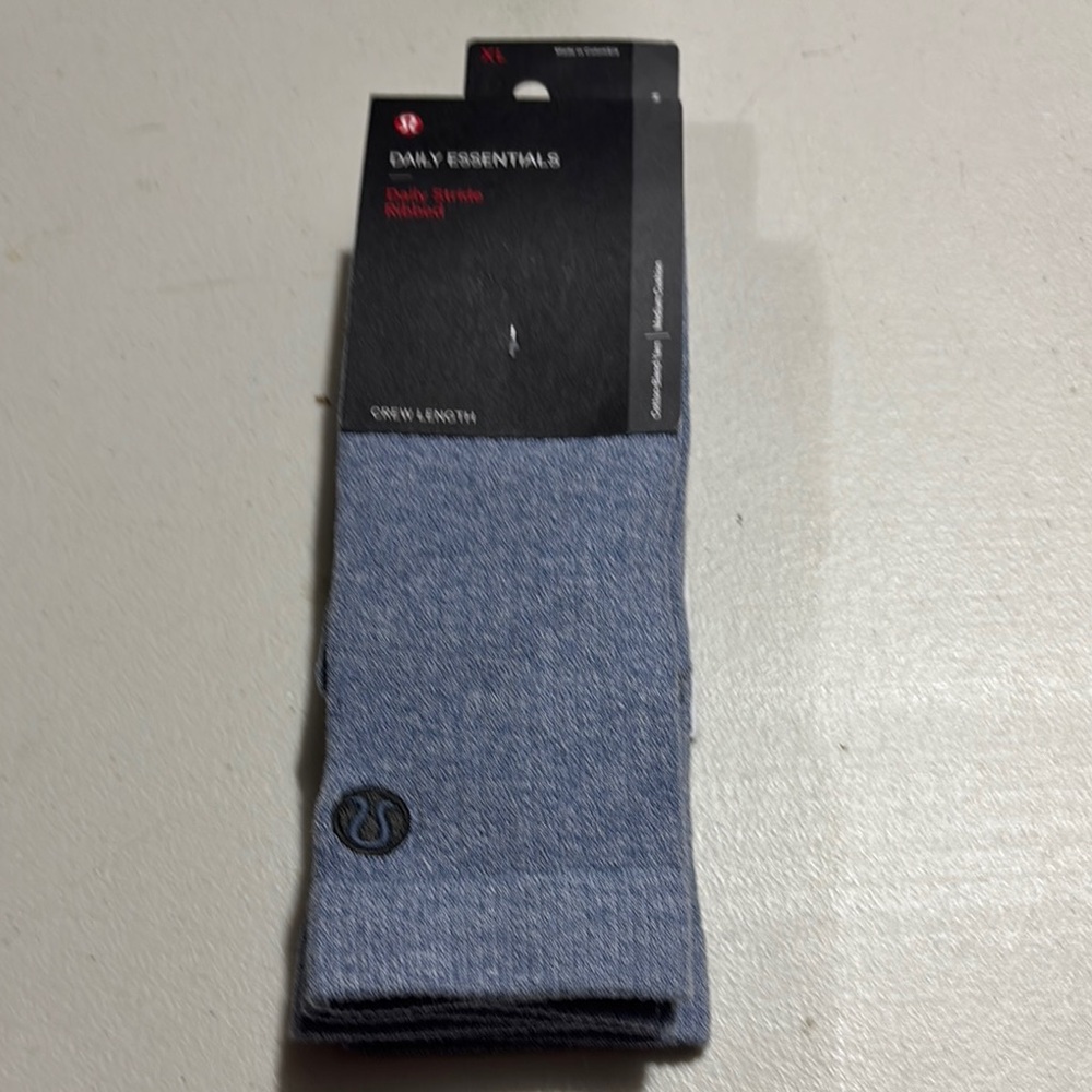 Lululemon Blue Crew Socks